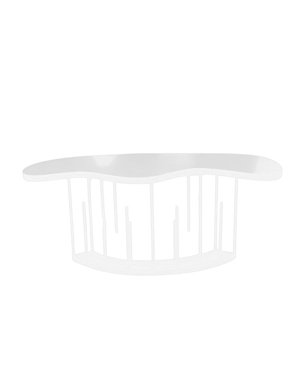 TAVOLO TORTA ONDULATO DESIGN BIANCO