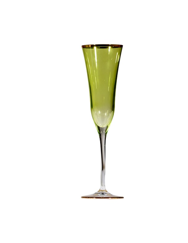 CALICE LINEA VERDE SMERALDO FILO ORO
