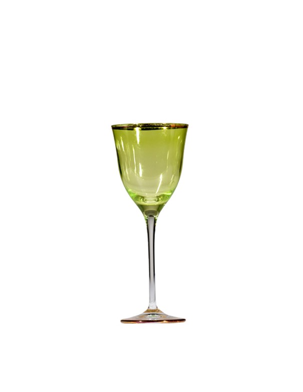 CALICE LINEA VERDE SMERALDO FILO ORO