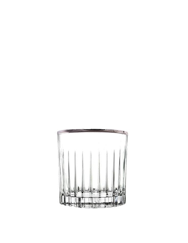 BICCHIERE LINEA TIMELESS FILO ARGENTO