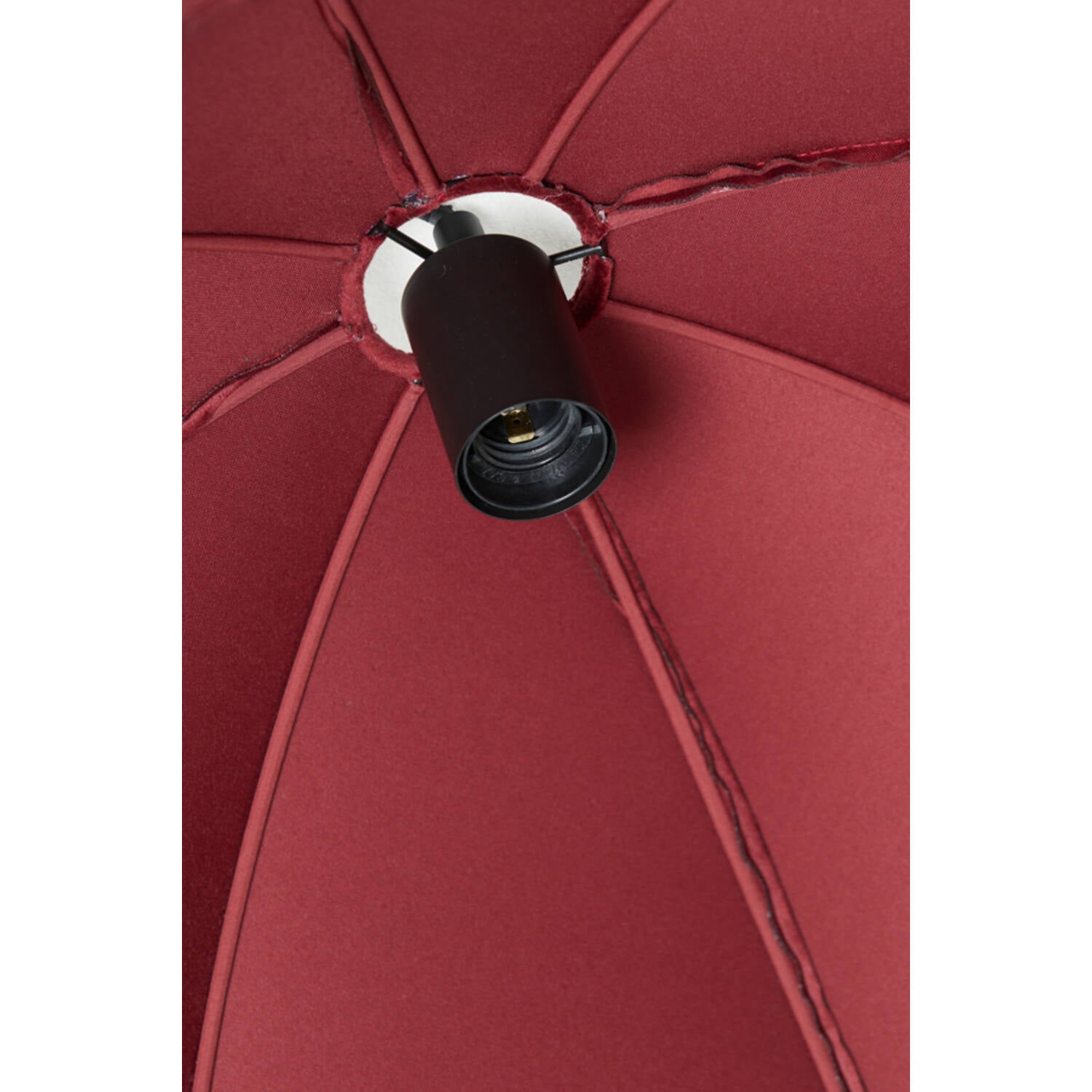 LAMPADARIO VELLUTO BORDEAUX CON FRANGE