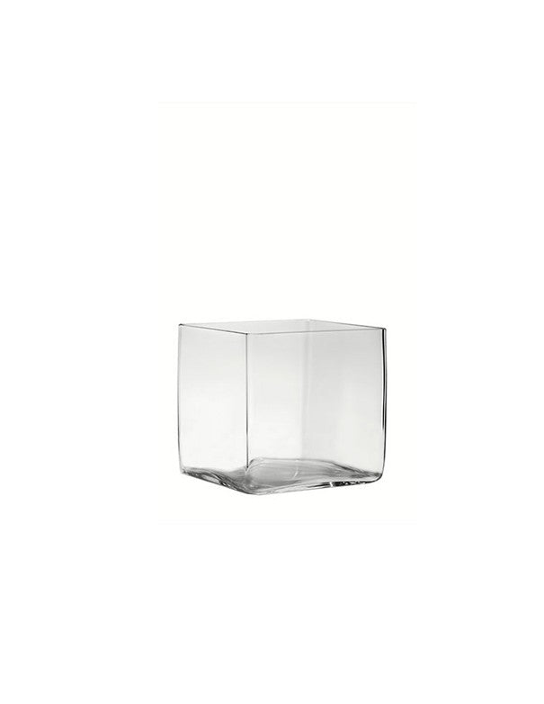VASO QUADRATO VETRO