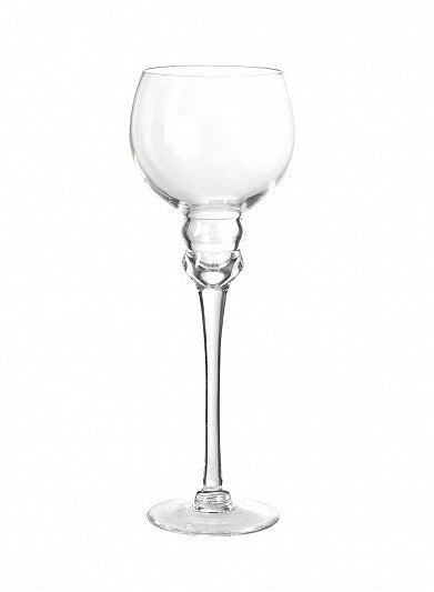 VASO IN VETRO PORTACANDELA