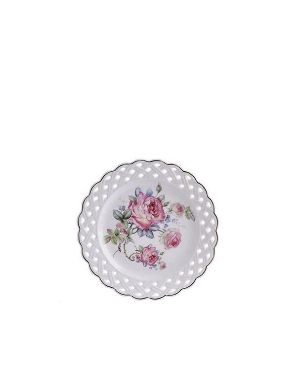 SET PIATTI PER TORTA ROSE