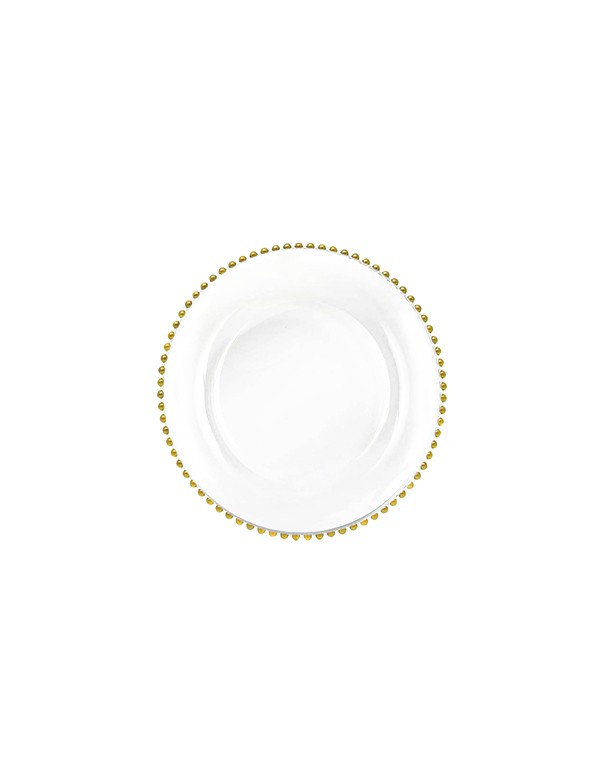 SOTTOPIATTO E PIATTINO PANE SOLE ORO