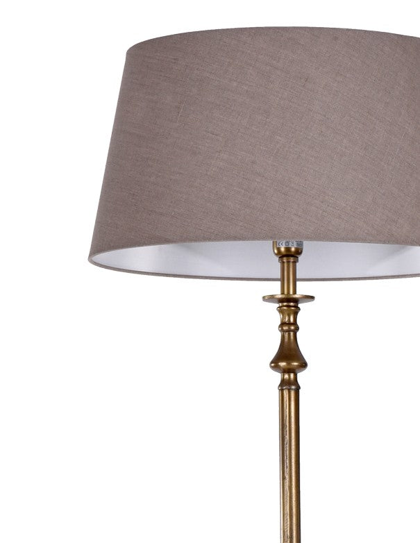 ASTA PER LAMPADA DA TERRA ANTICHIZZATA