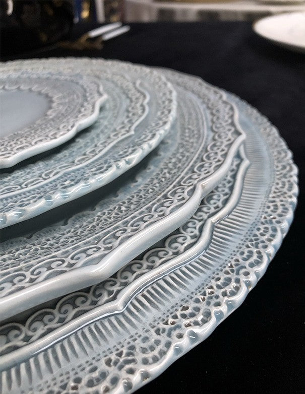 PIATTI LINEA ELEGANCE AZZURRO CIELO