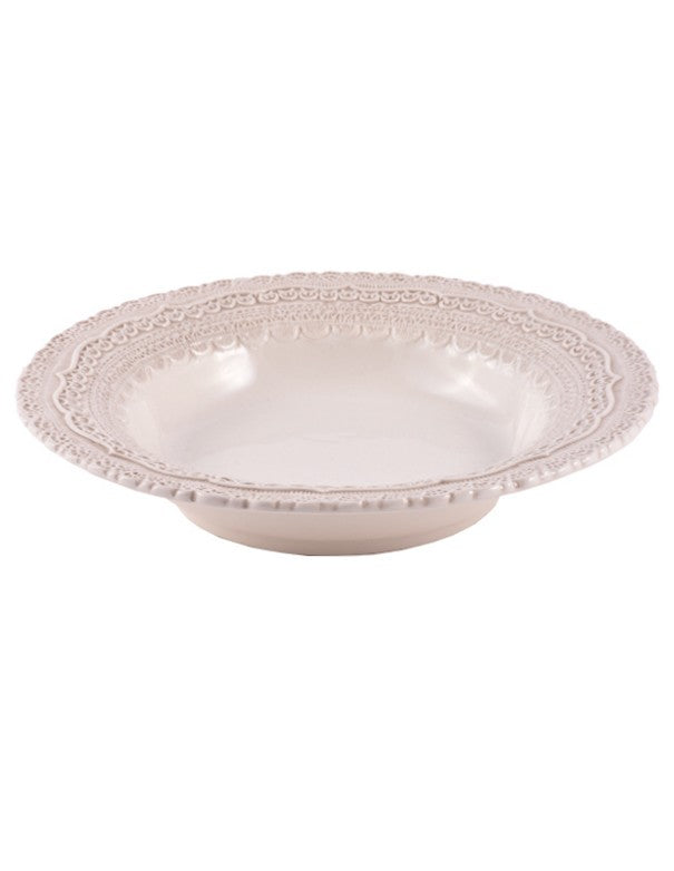 PIATTI LINEA ELEGANCE BIANCO CREMA