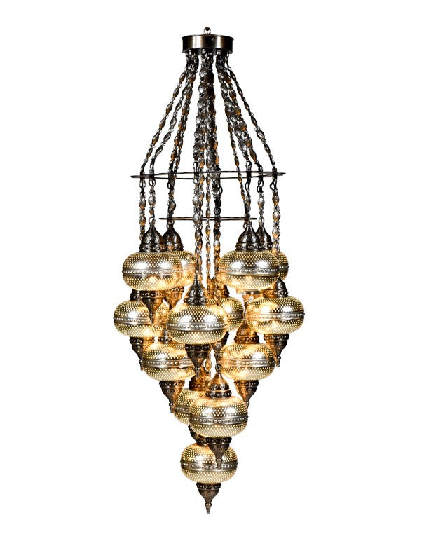 LAMPADARIO TURCO A 13 LUCI