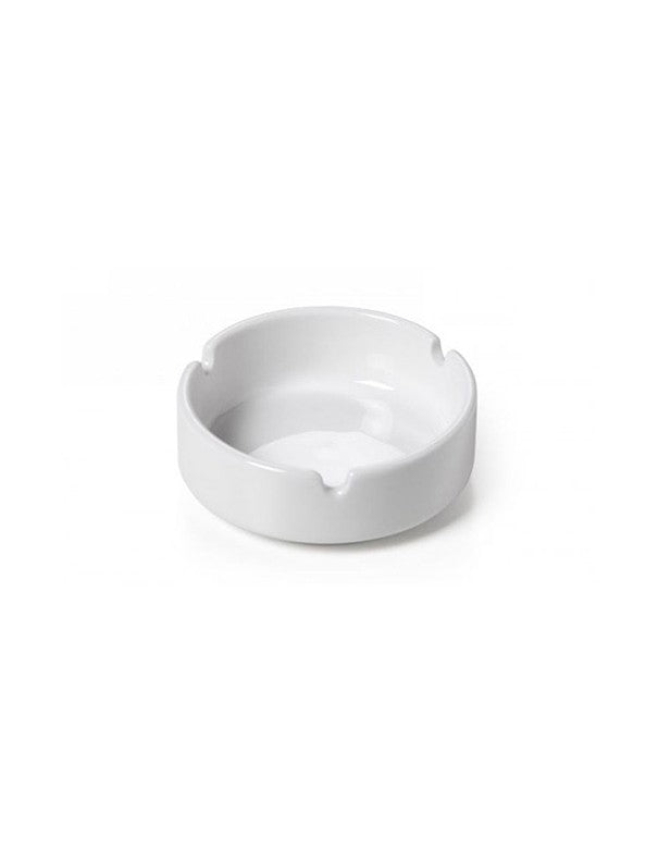 POSACENERE TONDO PORCELLANA BIANCO