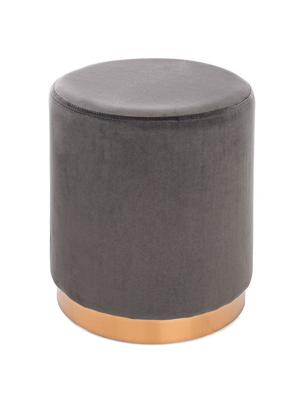 POUF ELIZABETH TONDO GRIGIO