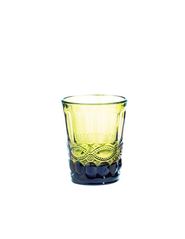 CALICE E BICCHIERE SOLANGE VERDE OLIVA