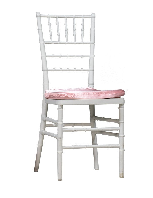 CUSCINO SEDIA IN RASO ROSA BARBIE CHIAVARINA-PARIGINA-TOSCANA