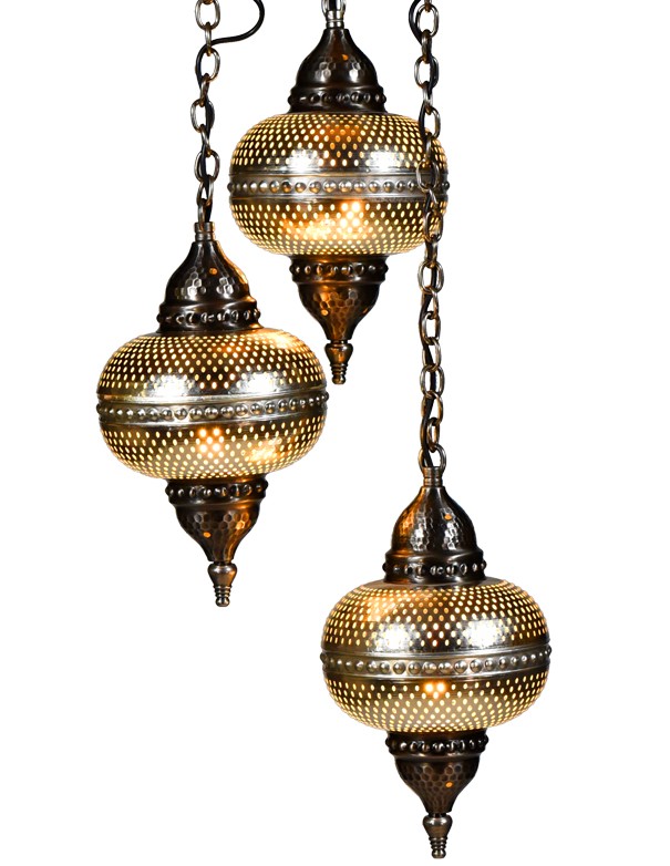 LAMPADARIO TURCO A 5 LUCI