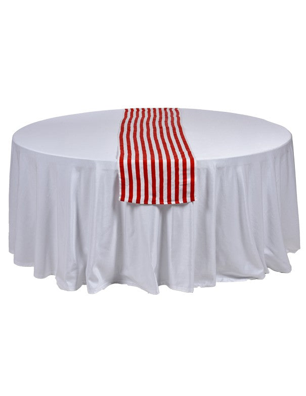 RUNNER COTONE RIGHE BIANCO E ROSSO