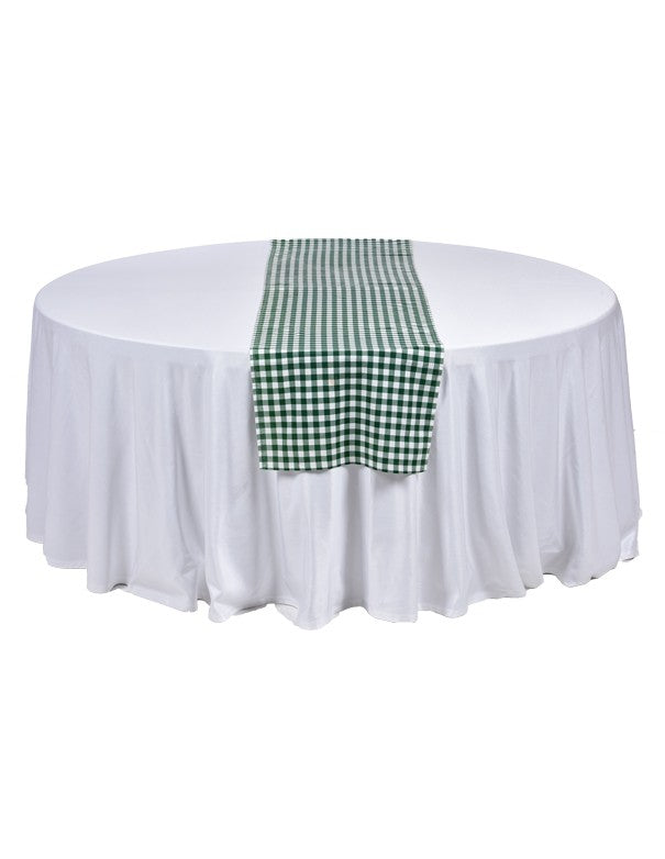 RUNNER COTONE SCACCHI VERDE/BIANCO