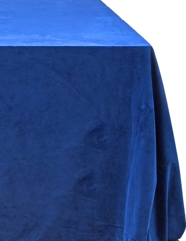 TOVAGLIA QUADRATA VELLUTO BLU NOTTE
