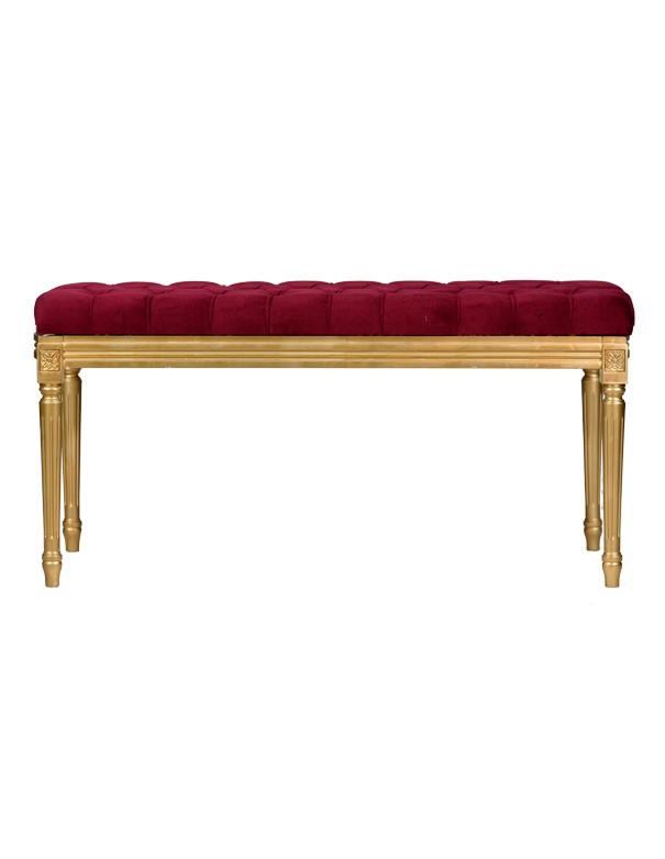 CUSCINO VELLUTO BORDEAUX PANCA LUIGI XVI