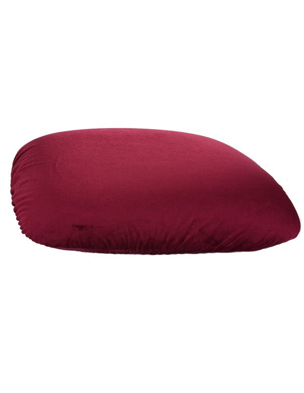CUSCINO IN VELLUTO BORDEAUX SEDIA VERONICA