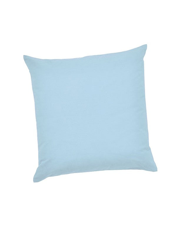 CUSCINO IN COTONE CELESTE