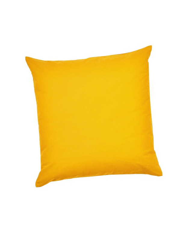 CUSCINO IN COTONE GIALLO