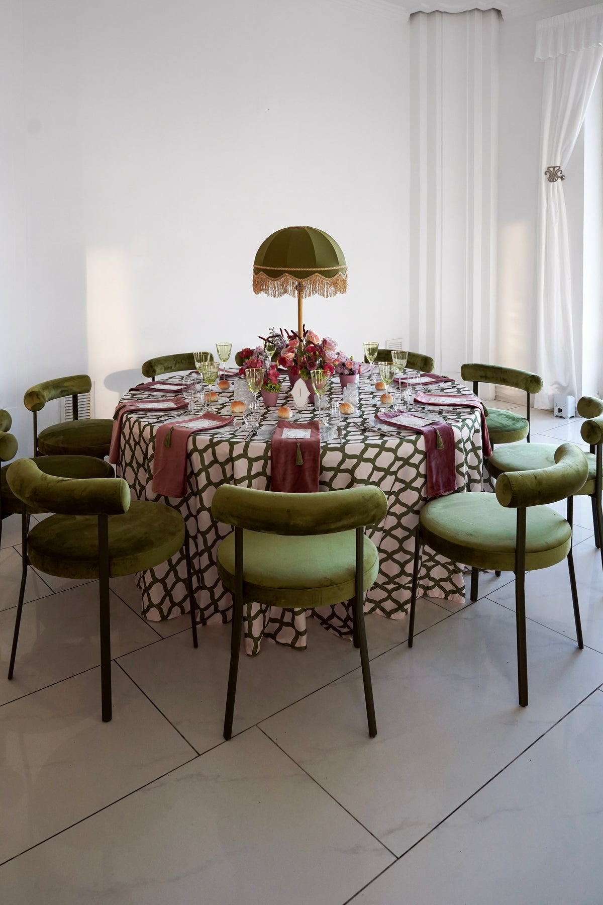 CALICE LINEA VERDE SMERALDO FILO ORO