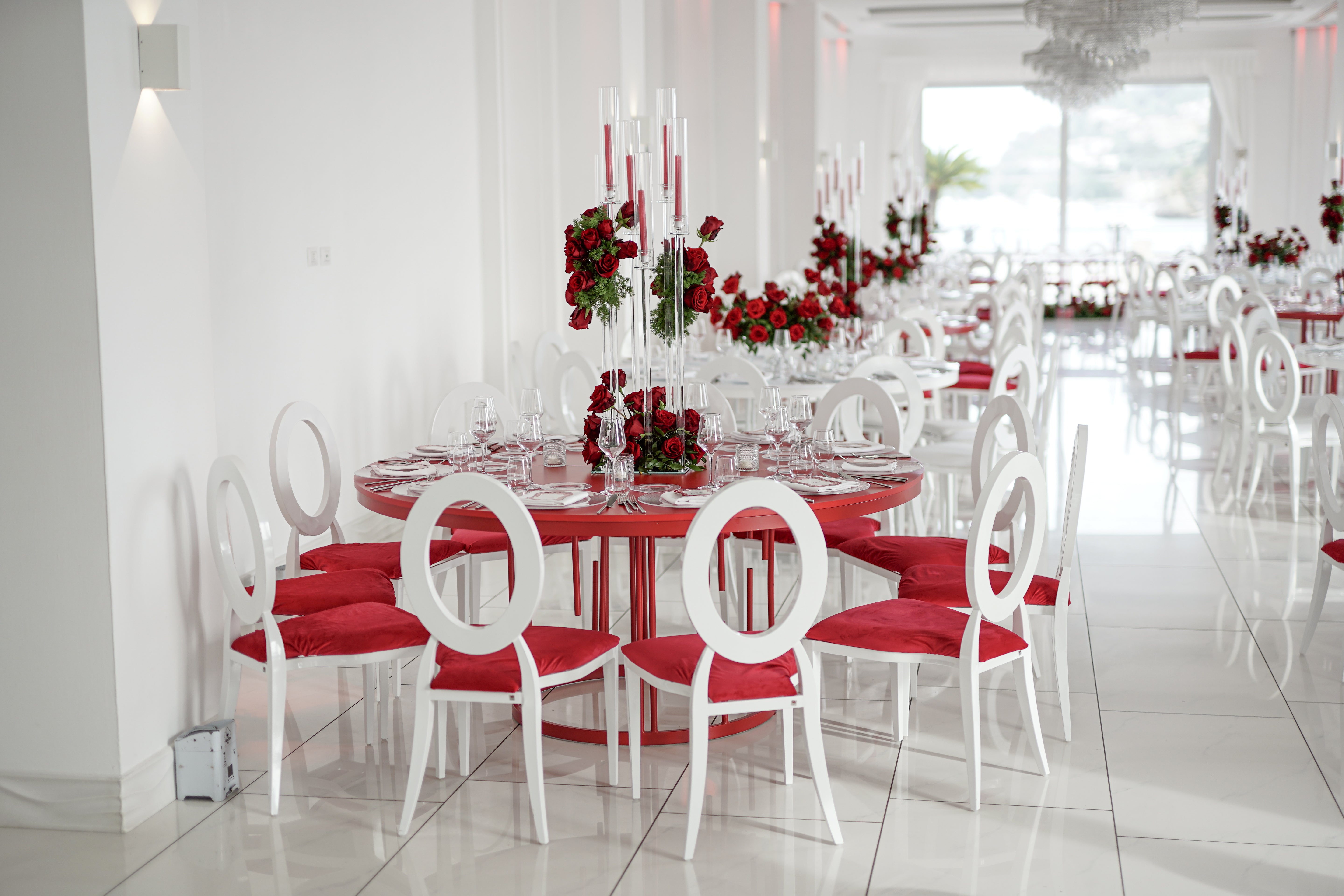 TAVOLO DESIGN ROSSO