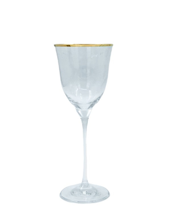 BICCHIERE LINEA SABINA FILO ORO