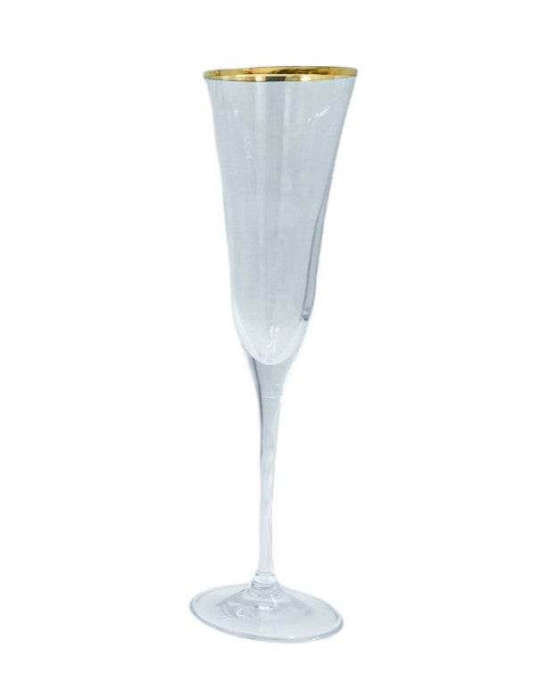 BICCHIERE LINEA SABINA FILO ORO