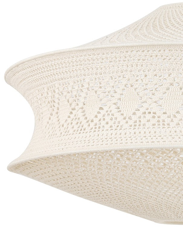 LAMPADARIO CORDA BIANCO