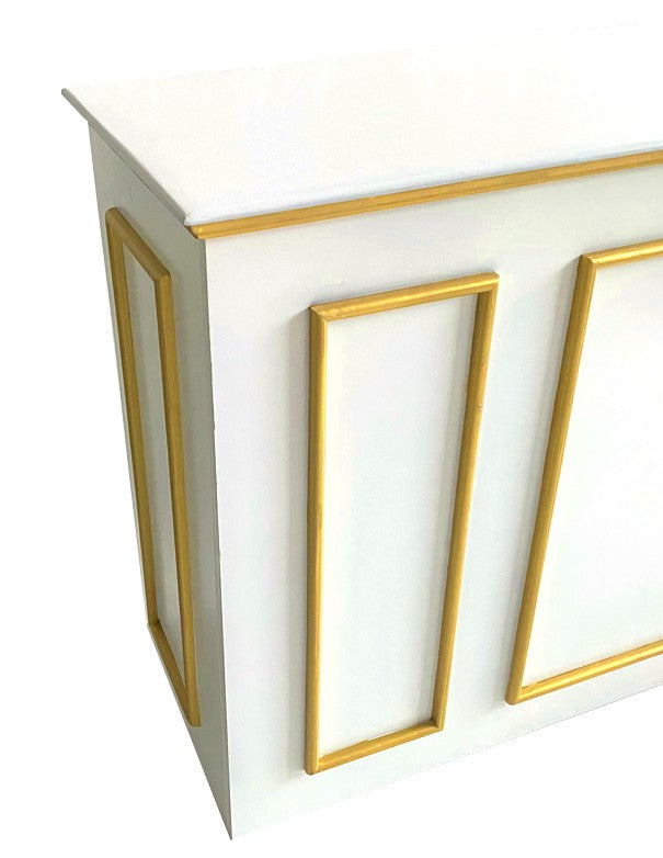 SWEET BAR BIANCO CORNICI ORO