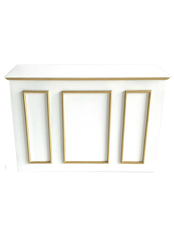 SWEET BAR BIANCO CORNICI ORO