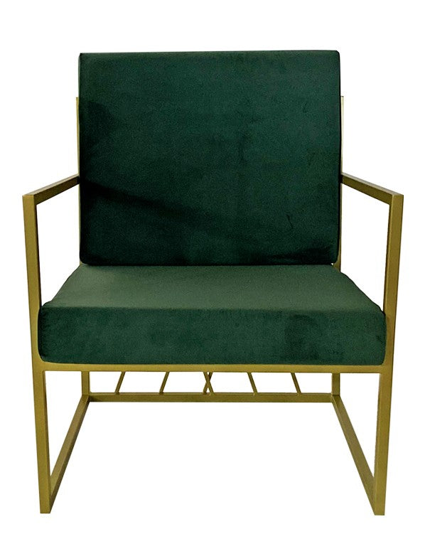 CUSCINO POLTRONA HERNEST VELLUTO VERDE INGLESE