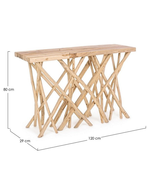CONSOLLE AILI IN LEGNO NATURALE