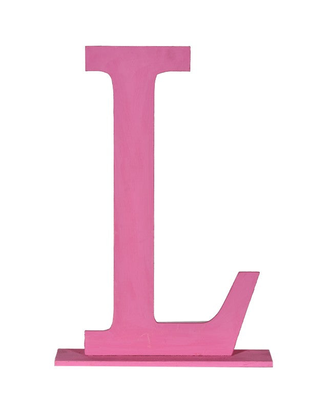 LETTERE LEGNO ROSA "COACHELLA"