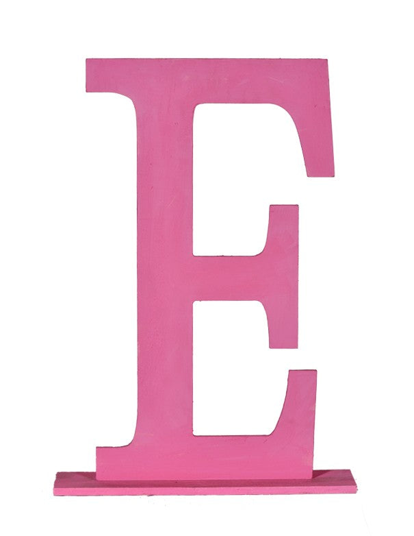 LETTERE LEGNO ROSA "COACHELLA"
