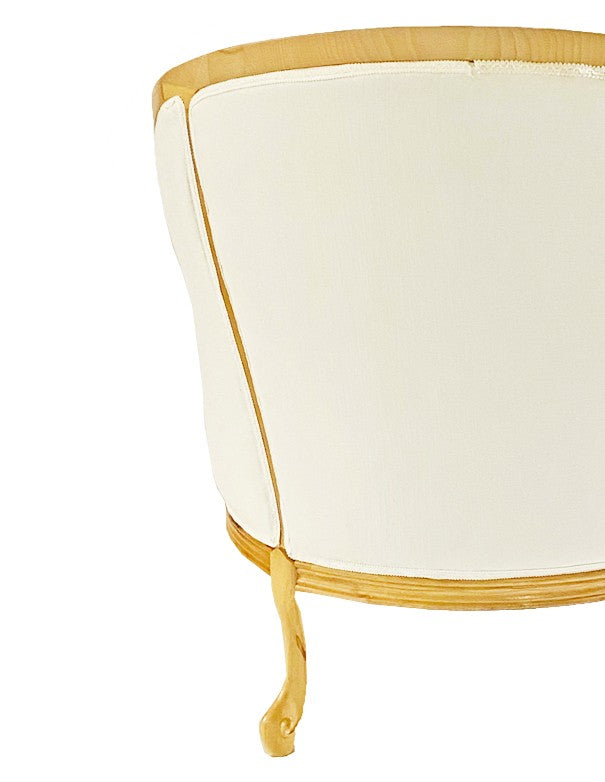 POLTRONA IN LEGNO CLASSIC PANNA