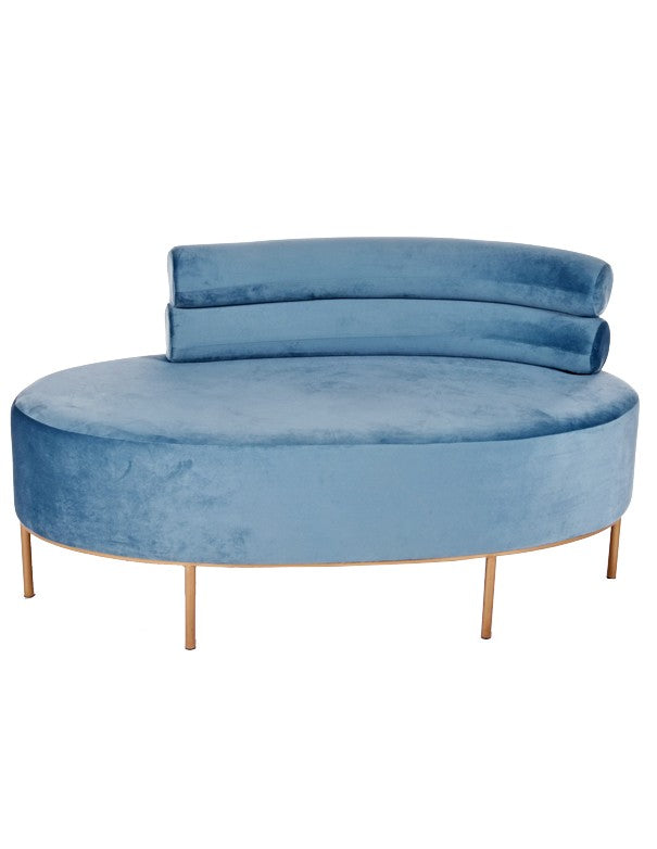 PANCA VELVET CELESTE