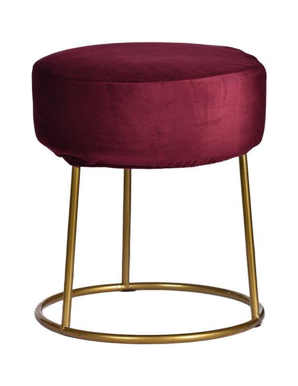 POUF CLARISSA BORDEAUX