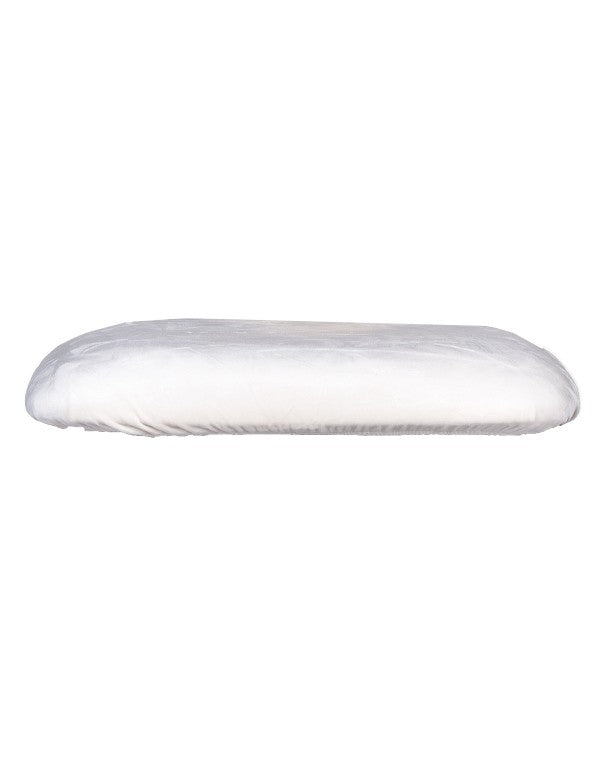 CUSCINO IN VELLUTO BIANCO ICE SEDIA VERONICA