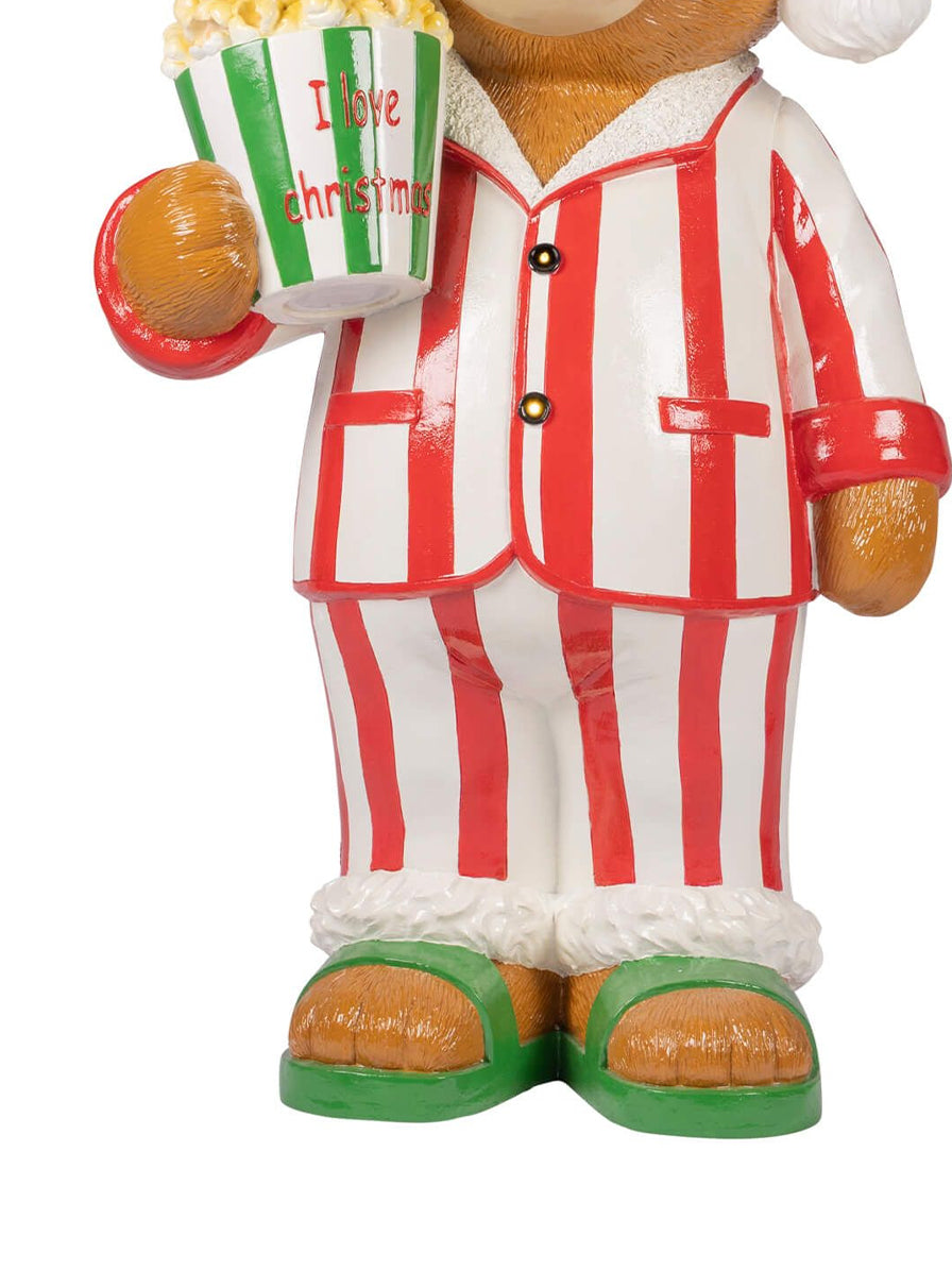 ORSO NATALIZIO CON POPCORN