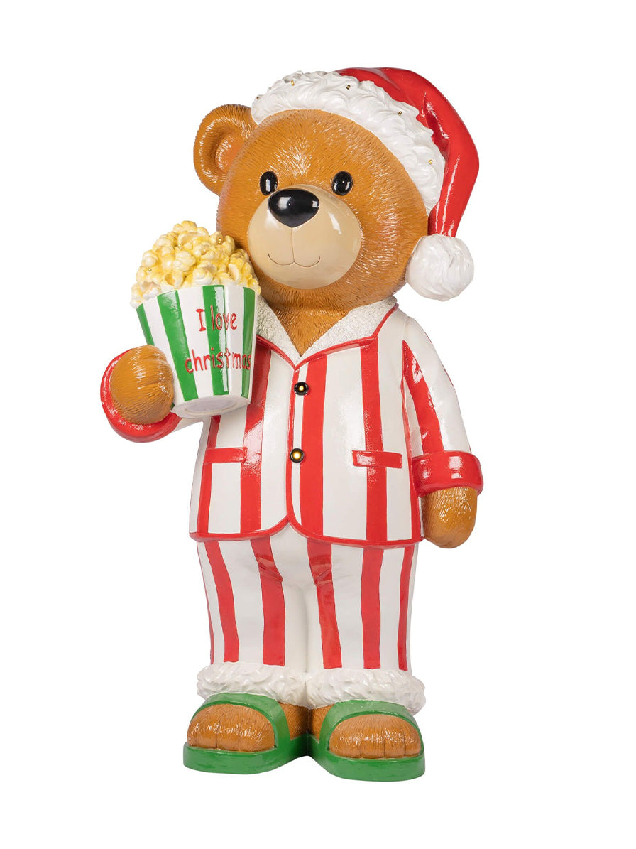 ORSO NATALIZIO CON POPCORN