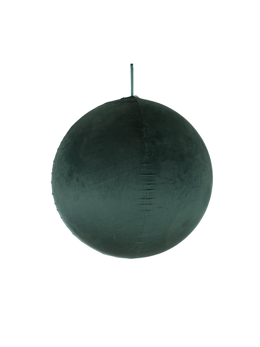 PALLA NATALIZIA VELLUTO VERDE