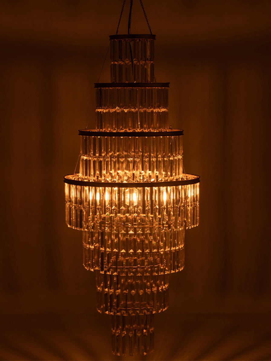LAMPADARIO VENERE ORO