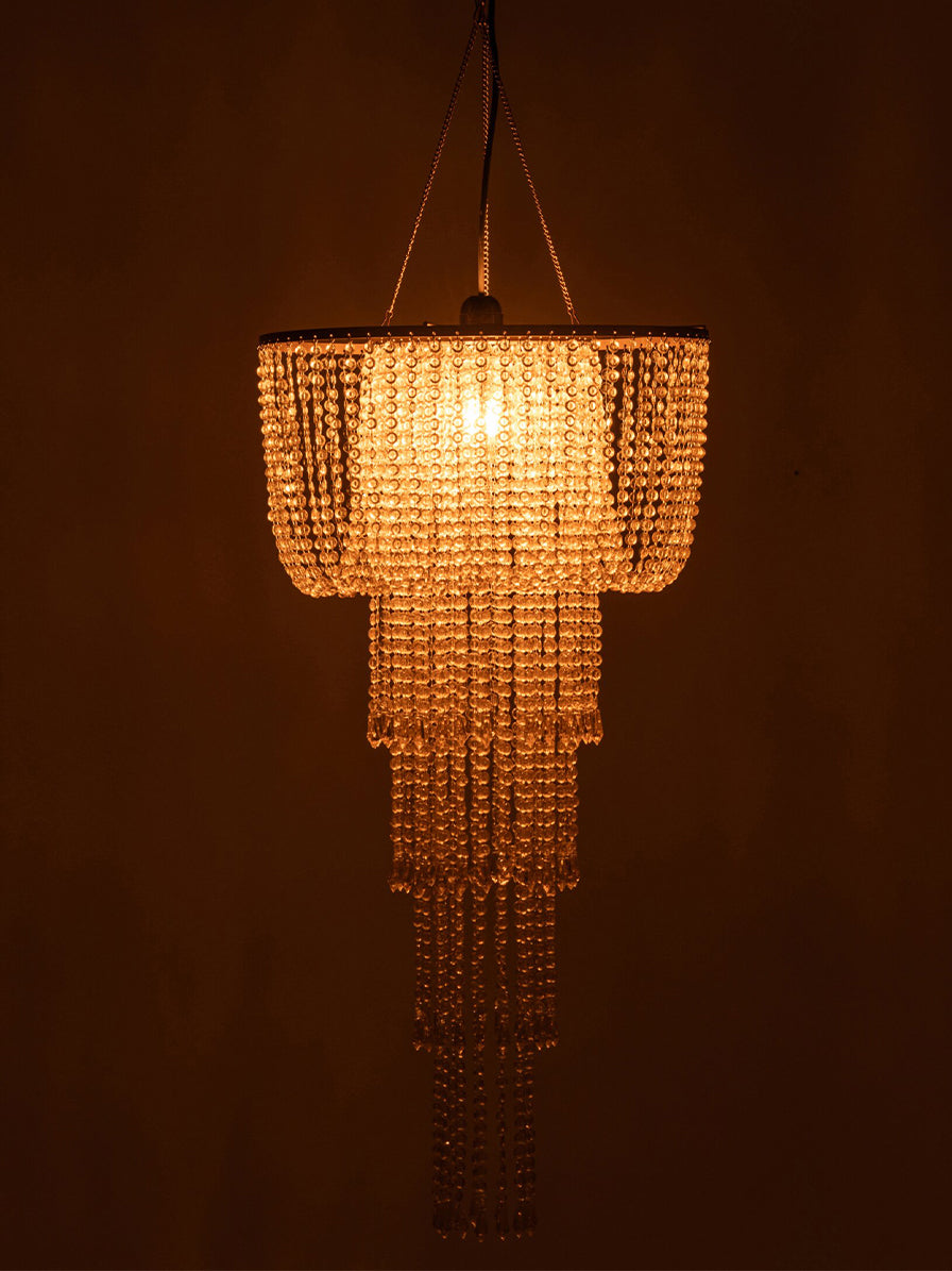 LAMPADARIO PERLA ORO