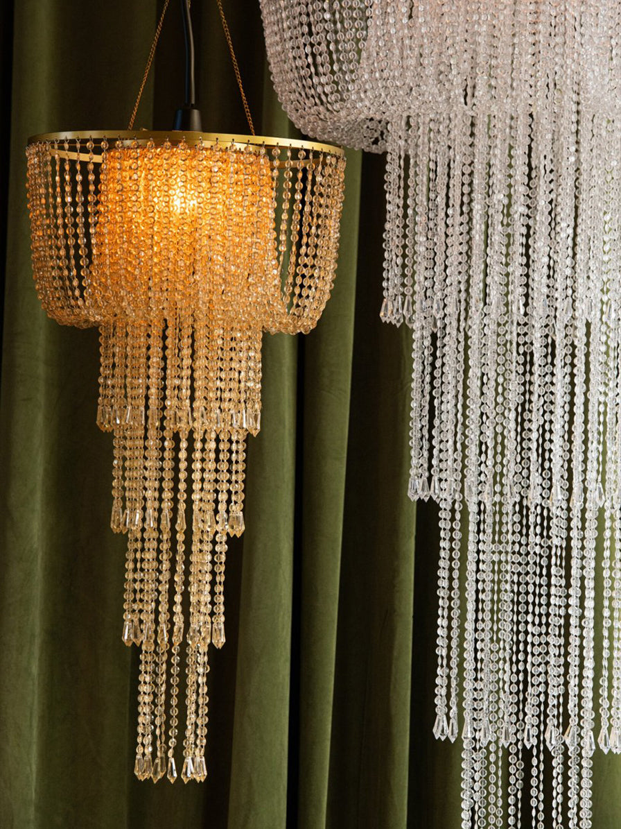 LAMPADARIO PERLA ORO