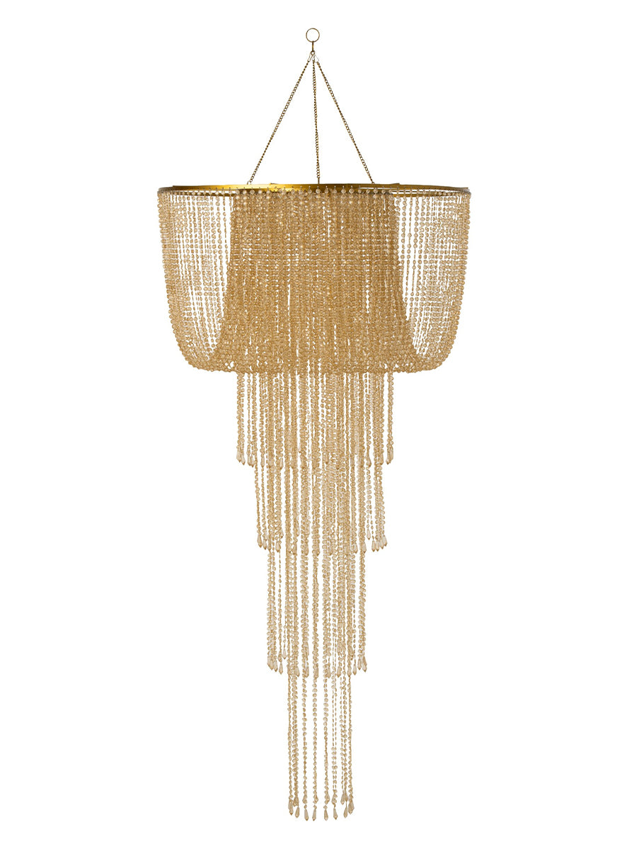 LAMPADARIO PERLA ORO