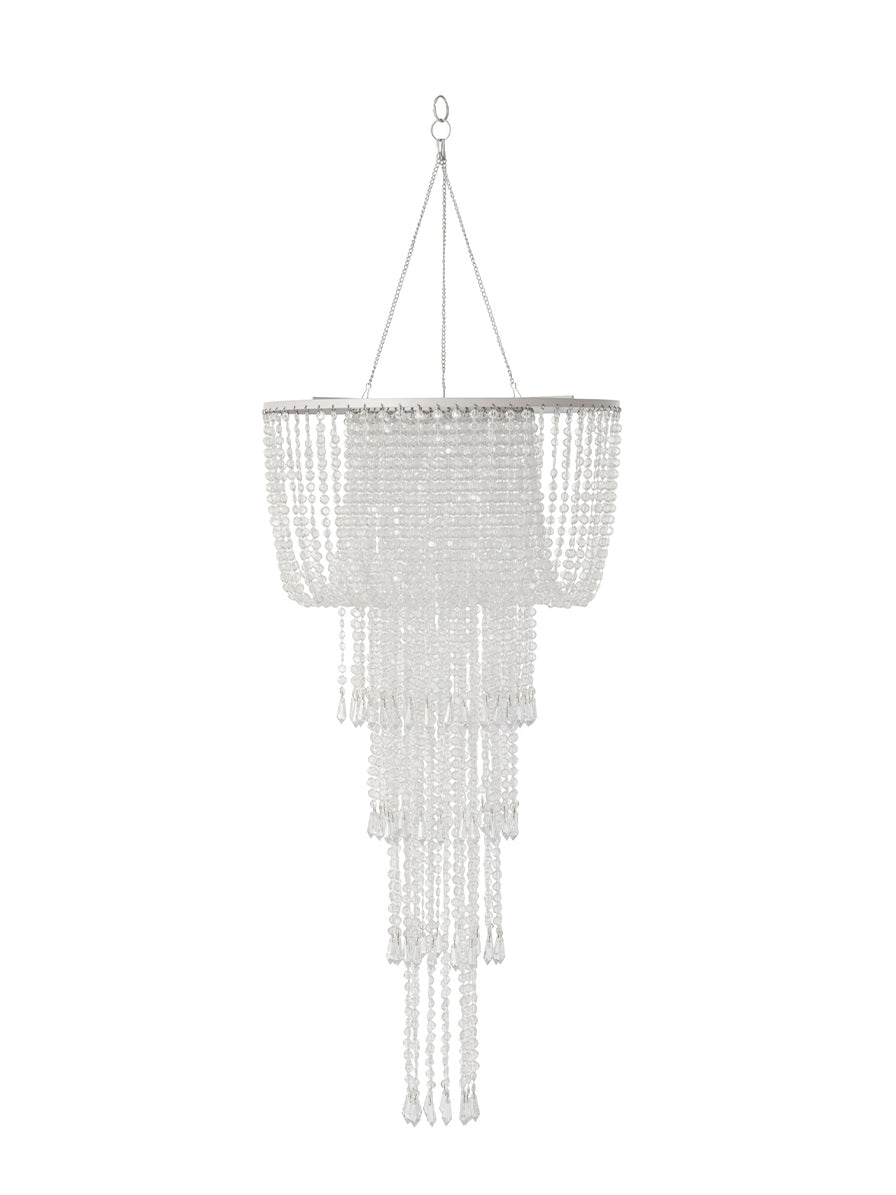 LAMPADARIO PERLA ARGENTO