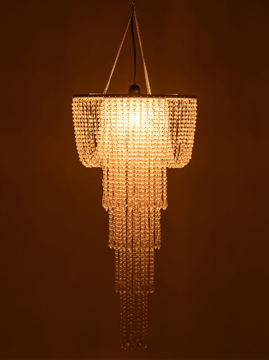 LAMPADARIO PERLA ARGENTO