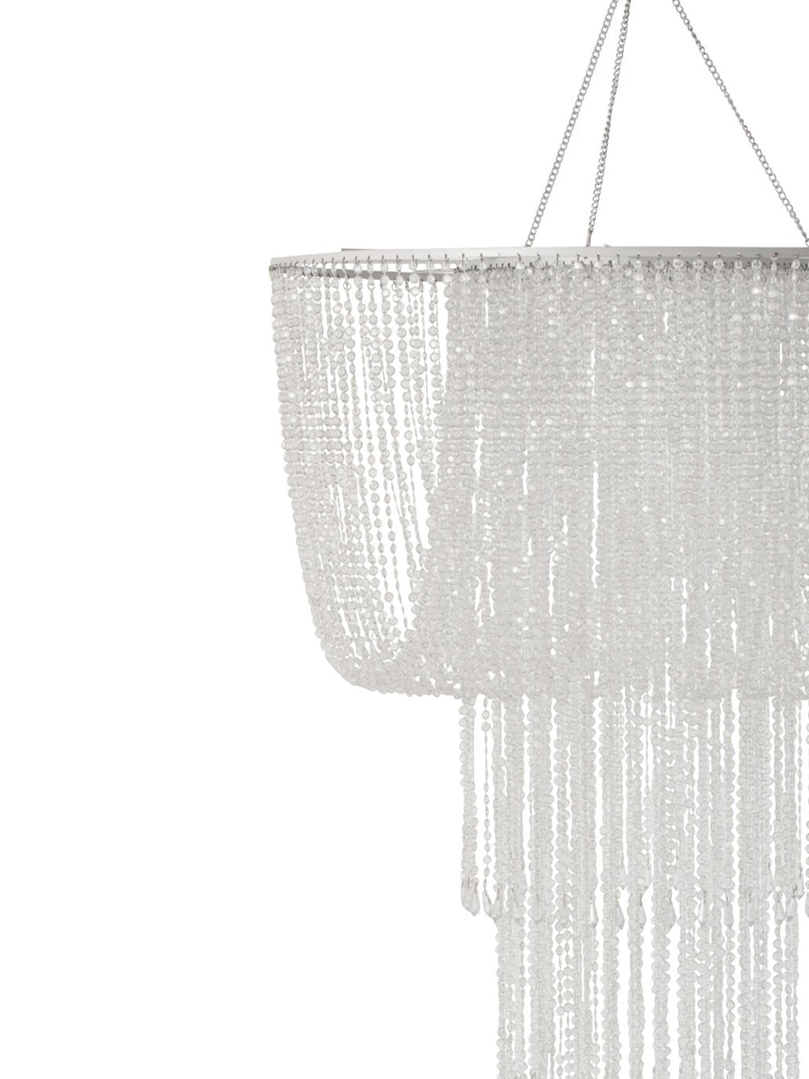 LAMPADARIO PERLA ARGENTO